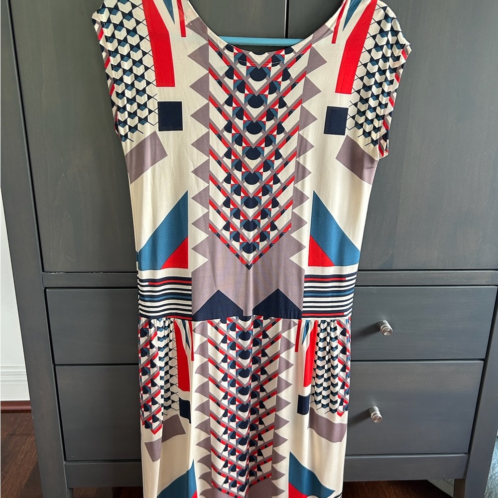 Marc By Marc Jacobs Red and White Sheath Dress